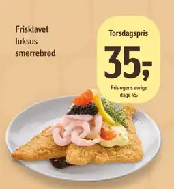 Føtex Frisklavet luksus smørrebrød tilbud