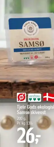 Føtex Tjele Gods økologisk samsø skiveost tilbud