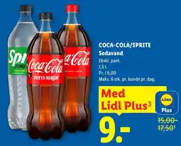 Lidl Coca-Cola/Sprite Sodavand tilbud