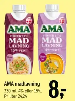 Føtex AMA madlavning tilbud