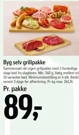 Føtex Byg selv grillpakke tilbud
