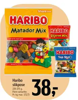 Føtex Haribo slikpose tilbud