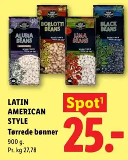 Lidl Latin American Style Tørrede bønner tilbud