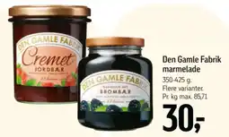 Føtex Den Gamle Fabrik marmelade tilbud