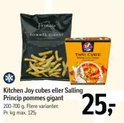 Føtex Kitchen Joy cubes eller Salling Princip pommes gigant tilbud