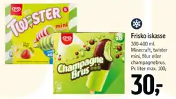 Føtex Twister champagnebrus mini tilbud