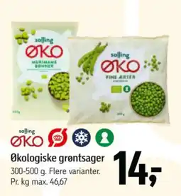 Føtex Salling Økologiske grøntsager tilbud