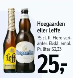Føtex Hoegaarden eller Leffe tilbud