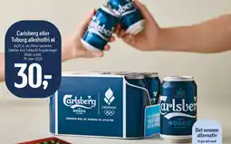 Føtex Carlsberg eller Tuborg alkoholfri øl tilbud