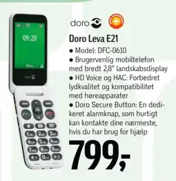Føtex doro leva e21 tilbud