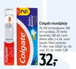 Føtex Colgate mundpleje tilbud
