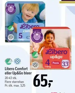 Føtex Libero Comfort eller Up&Go bleer tilbud