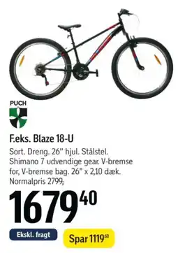 Føtex Puch Blaze 18-U tilbud