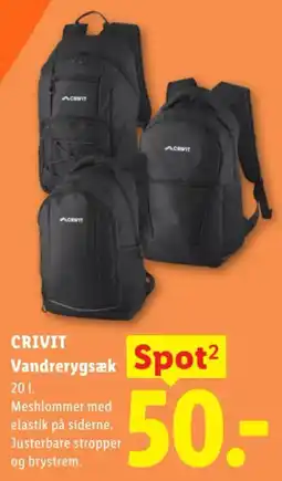 Lidl Crivit Vandrerygsæk tilbud