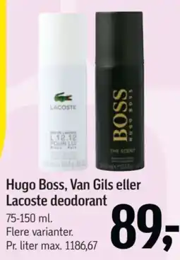 Føtex Hugo Boss deodorant tilbud