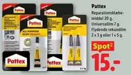 Lidl Pattex reparationsklæbemiddel tilbud