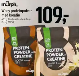 Føtex Whey proteinpulver med kreatin tilbud