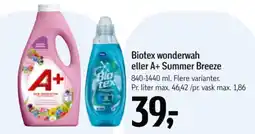 Føtex Biotex wonderwah eller A+ Summer Breeze tilbud