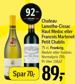 Føtex Chateau Lamothe-Cissac tilbud