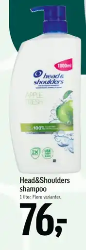 Føtex Head&Shoulders shampoo tilbud