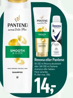 Føtex Rexona eller Pantene tilbud