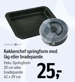 Føtex Køkkenchef springform med låg eller bradepande tilbud