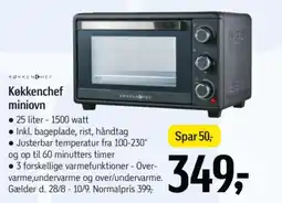 Føtex Køkkenchef miniovn tilbud