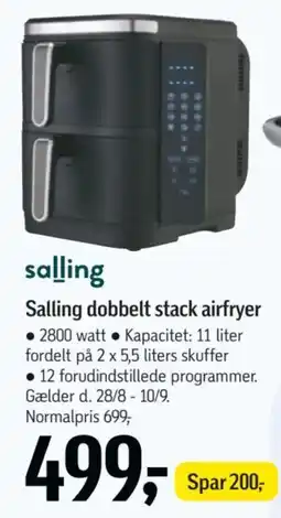Føtex Salling dobbelt stack airfryer tilbud