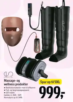 Føtex Essential Massage- og wellness produkter tilbud