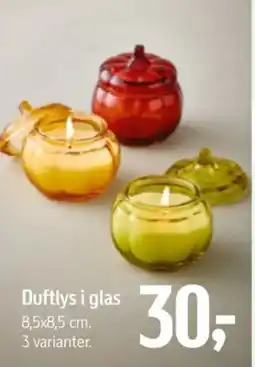 Føtex Duftlys i glas tilbud