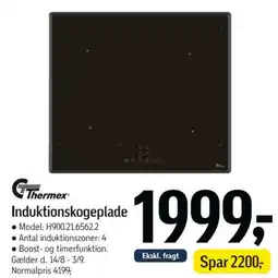Føtex Thermex Induktionskogeplade tilbud