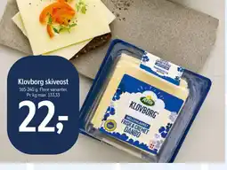 Føtex Klovborg skiveost tilbud