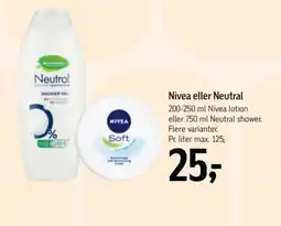 Føtex Nivea eller Neutral tilbud