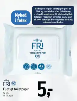 Føtex Salling FRI Fugtigt toiletpapir tilbud