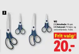Lidl W5 Saksesaet tilbud