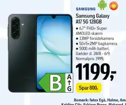 Føtex Samsung Galaxy A17 5G 128GB tilbud