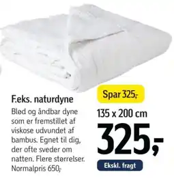 Føtex Feks. naturdyne tilbud