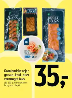Føtex Rejer fra Grønland tilbud