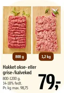 Føtex Hakket okse- eller grise-/kalvekød tilbud