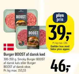 Føtex Burger BOOST tilbud