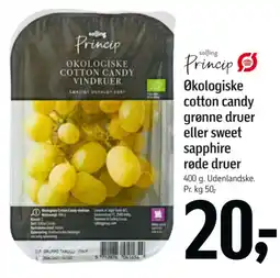 Føtex Salling Princip økologiske cotton candy vindruer tilbud
