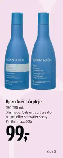 Føtex Björn Axén hårpleje tilbud
