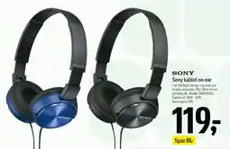 Føtex Sony kablet on-ear tilbud