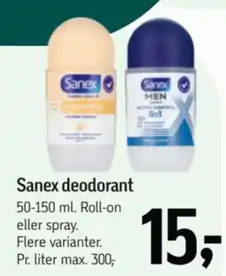 Føtex Sanex deodorant tilbud