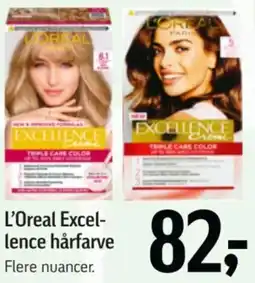 Føtex L'oreal excellence hårfarve tilbud