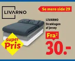 Lidl LIVARNO Stræklagen af jersey tilbud