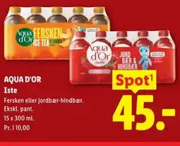 Lidl AQUA D'OR Iste tilbud