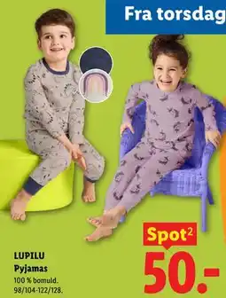Lidl LUPILU Pyjamas tilbud