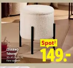 Lidl LIVARNO Taburet tilbud
