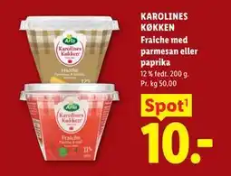Lidl KAROLINES KØKKEN Fraiche med parmesan eller paprika tilbud